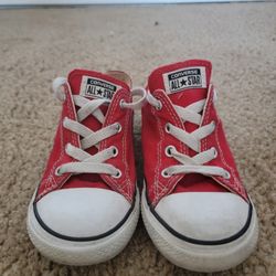 Red/white Converse Shoes