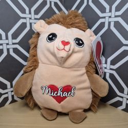 Personalized Hedgehog- Stuffed Animal- Kids