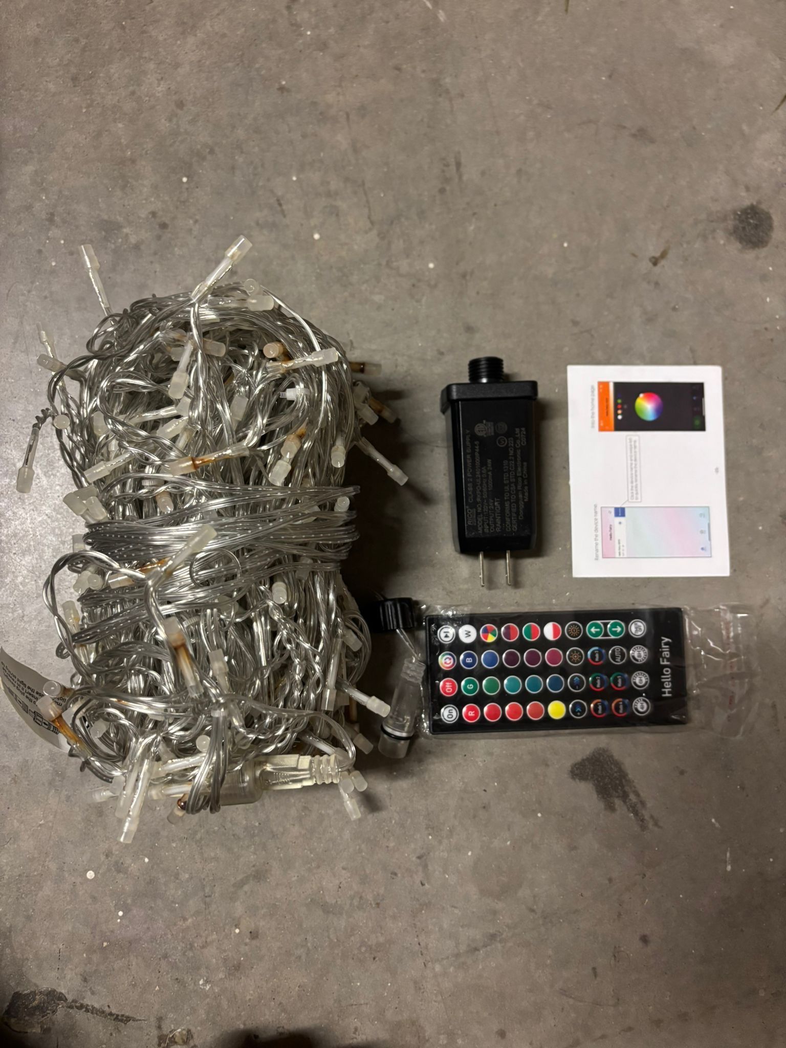 Avatar Controls Programmable Icicle Christmas Lights Waterproof w/ 58 Multicolor Modes