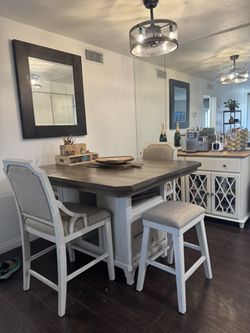 Pub Height Dining Table And Chairs