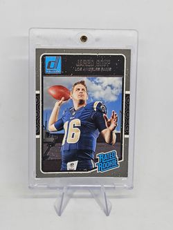 JARED GOFF ROOKIE CARD Los Angeles Rams 2016 Donruss RATED ROOKIE