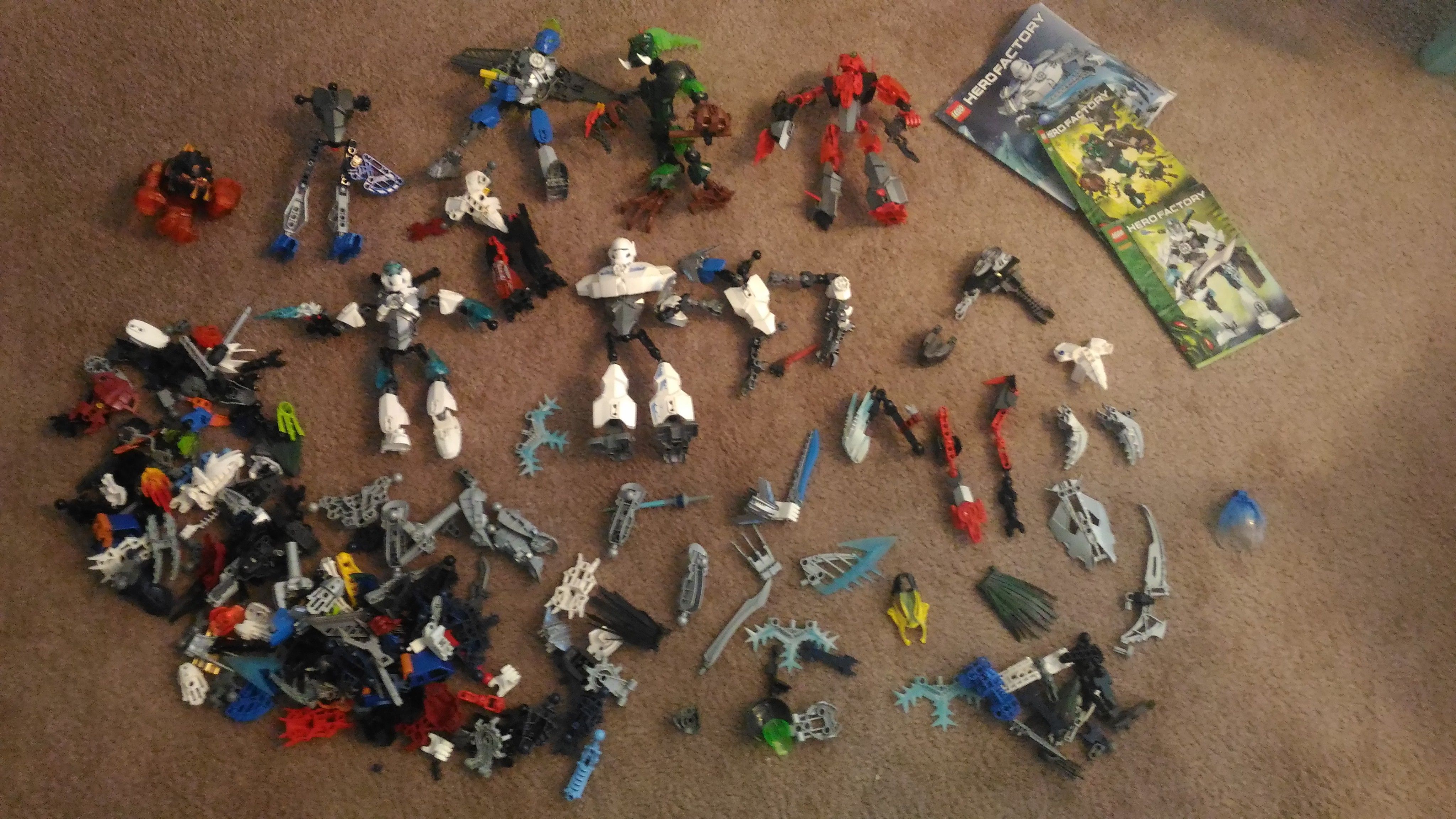 HUGE collection of LEGO HERO & BIONICLE!
