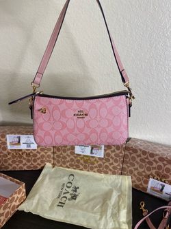 Coach Signature Pink Crossbody Bag