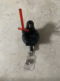 Starwars Disney Lego Kylo Ren Badge Reel Id Holder