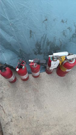 Fire extinguishers