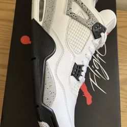 Air Jordan 4 Retro OG 'Nike Air White Cement Mens  sz 10 brand new $600