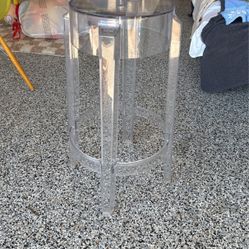 Set Of 3 Charles Ghost By Kartell Counter Stools