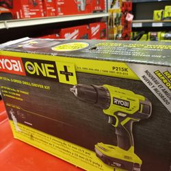 RYOBI ONE + 18V 1/2in. 2-SPEED DRILL/DRIVER KIT 
