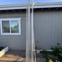 8 PVC Pipes