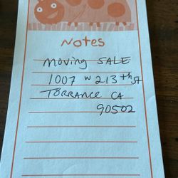 Sat.1/31/26. 7:00-3:00 Pm Garage , Moving Sale /MOVING OUT OF STATE