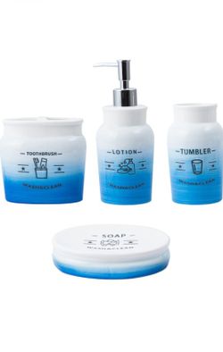 Bathroom Accessories Set, 4 PCS