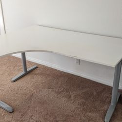 Ikea Galant Corner Adjustable Desk