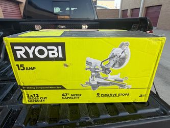 Ryobi 15 Amp 10 Inch Sliding Compound Miter Saw
