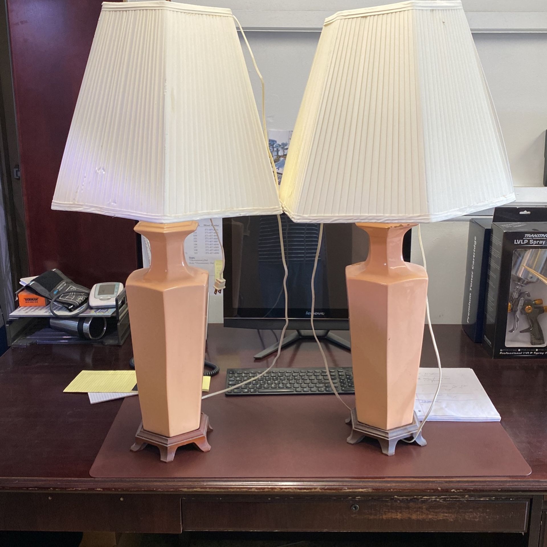 Matching Set Of Vintage Lamps