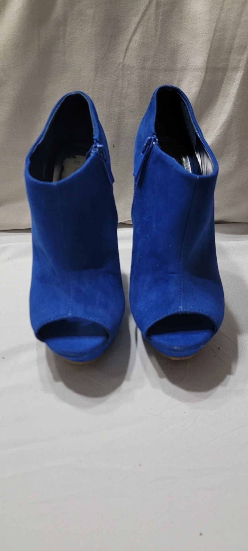 Womens blue wedges size 7.5