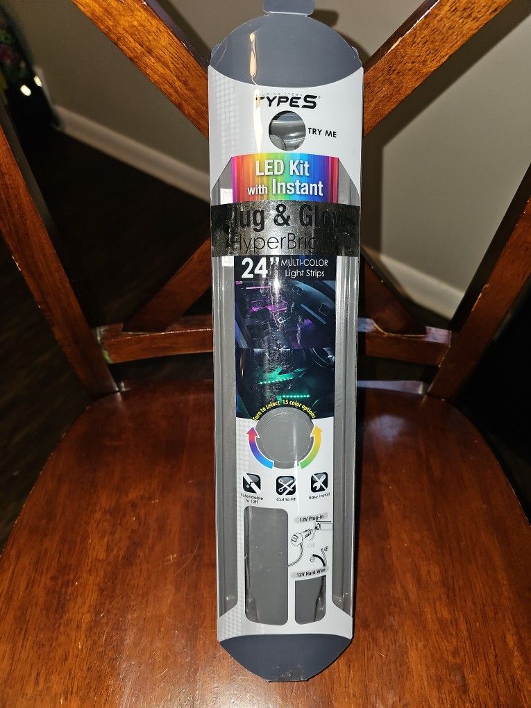 Car Light Stripes (Interior)(4 Sets Of 24in)