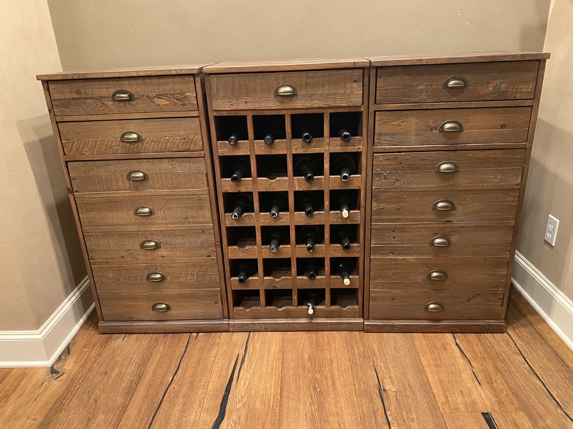 Pottery Barn 3 Piece Modular Buffet