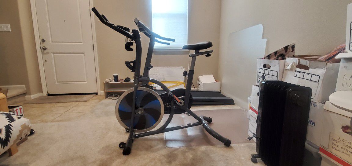 Exercise Bike $80 and Treadmill $150