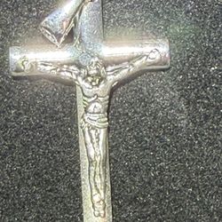 Italian Silver Crucifix 