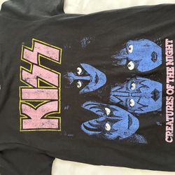 KISS BAND T SHIRT VINTAGE 
