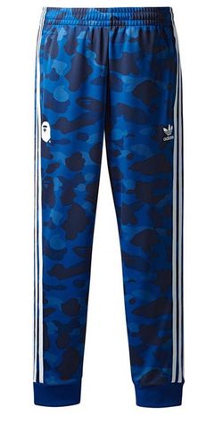 Bape Adidas Adicolor track pants blue for in Shelbyville, TN - OfferUp