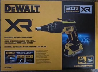 DeWalt 20V XR Brushless Drywall Screwgun Kit