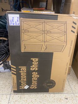 Horizontal Storage Shed ā New in Box