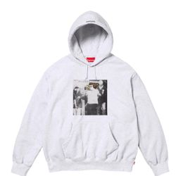 Supreme Antihero Hooded Sweatshirt IBCA Ash Grey Size M