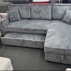 Corduroy Pull Up Couch 