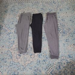 3 Pairs Mens jogger pants - size Large