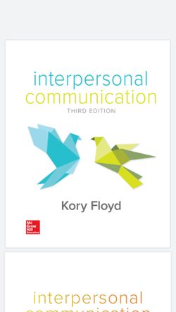 Interpersonal Communication Book