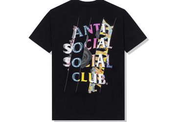Anti Social Social Club Dissociative Black Men's 2XL brand new ASSCDLJULY2SS015