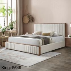 King bed frame