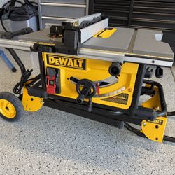 DeWalt Table Saw Job Rolling Stand 10 inch Blade