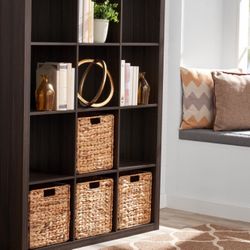 Bookcase, Bookshelves , 12 Cubes, Tobacco 