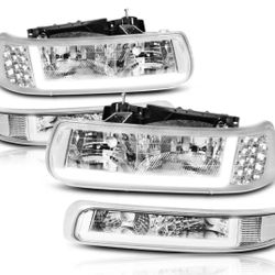 99-03 chevy Silverado C-light headlights 