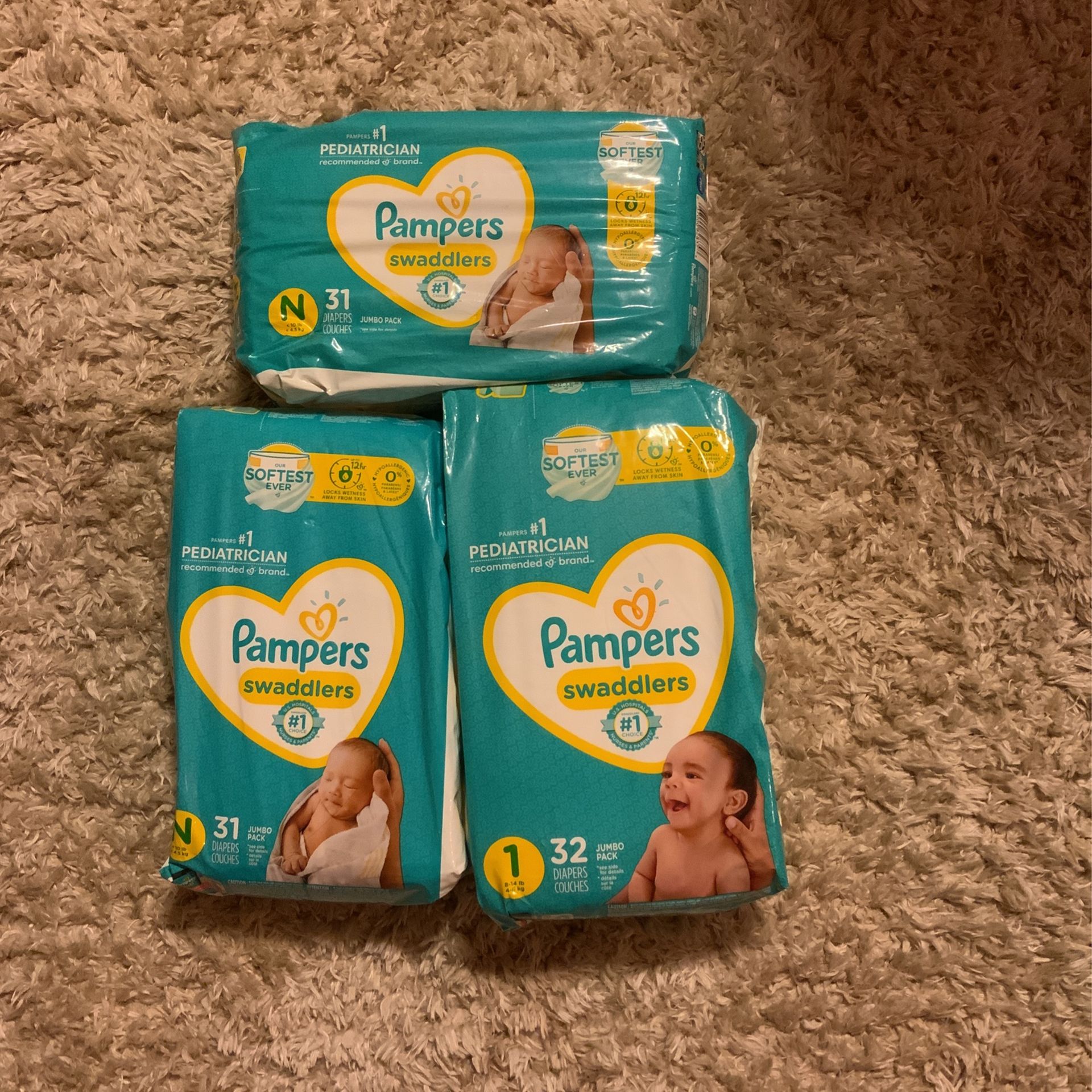 Packs Of Diapers 