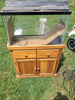 Fish tank and stand
