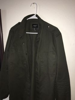 Olive green hustle jacket