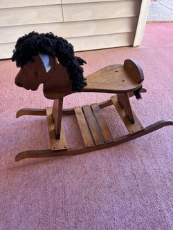 Kids Wooden Horse