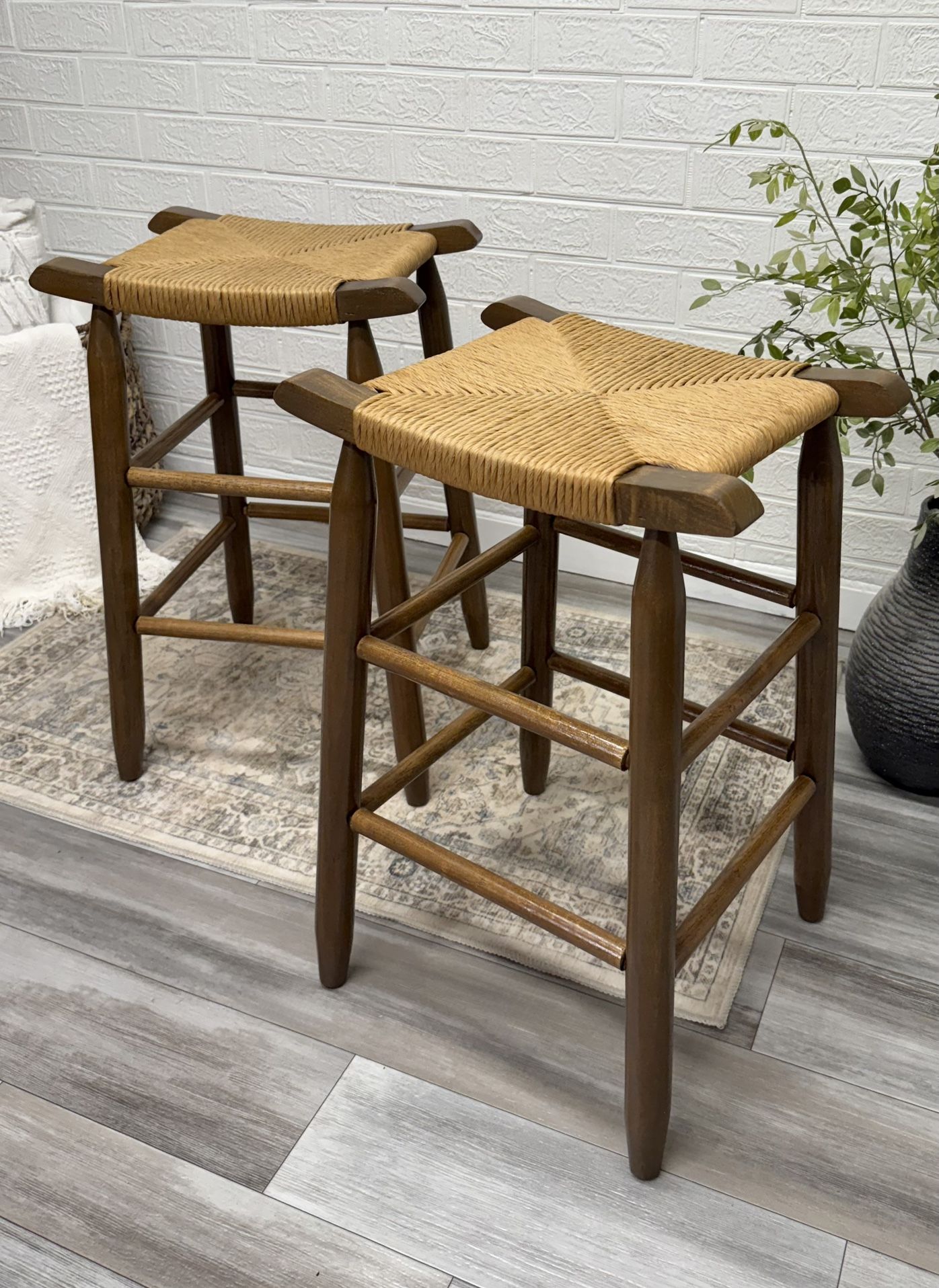Free Delivery - Set Of Vintage MCM Stools
