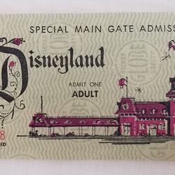 VINTAGE DISNEYLAND Admission &Ticket Book *complete*