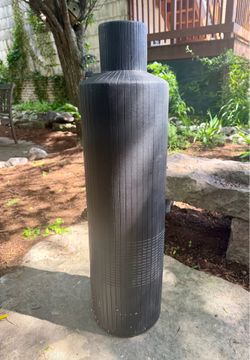 3ft Black Standing Vase