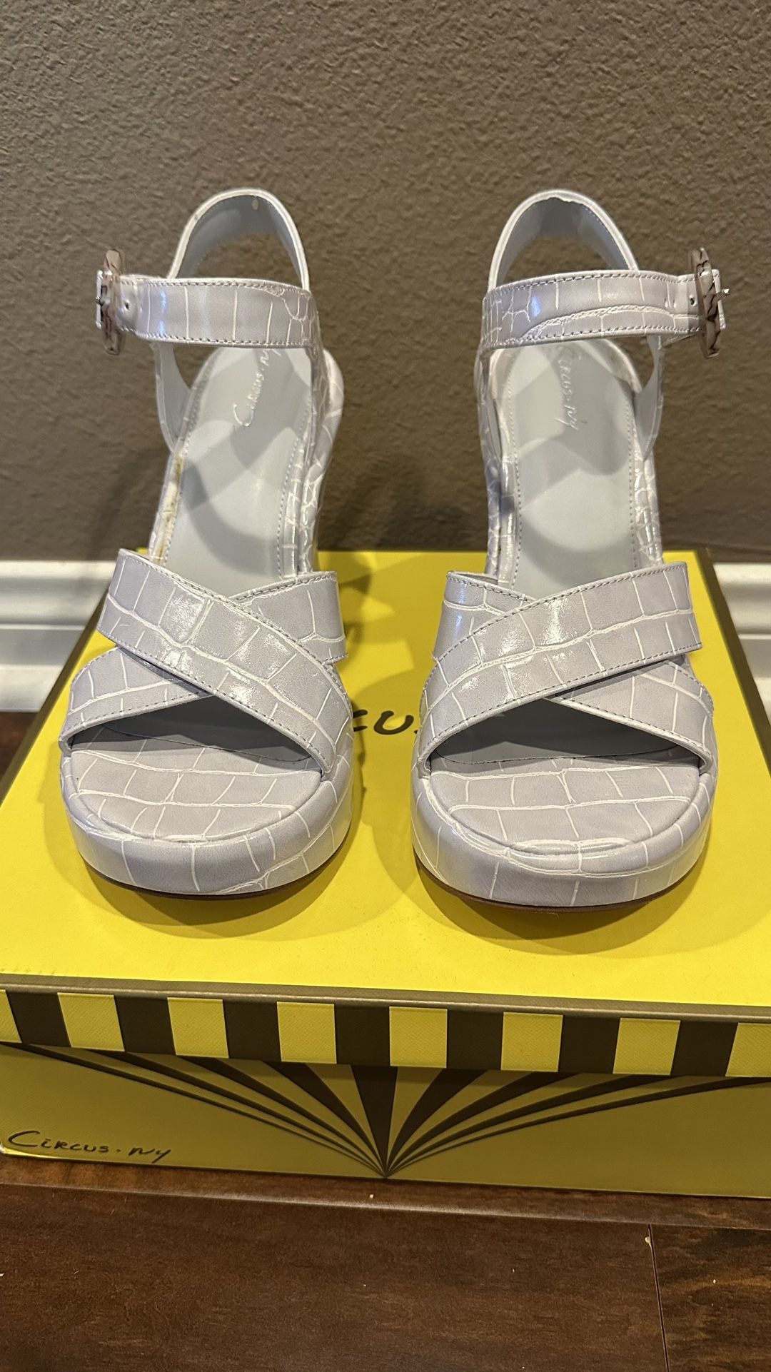 circus grey/lilaccrocodile print herl