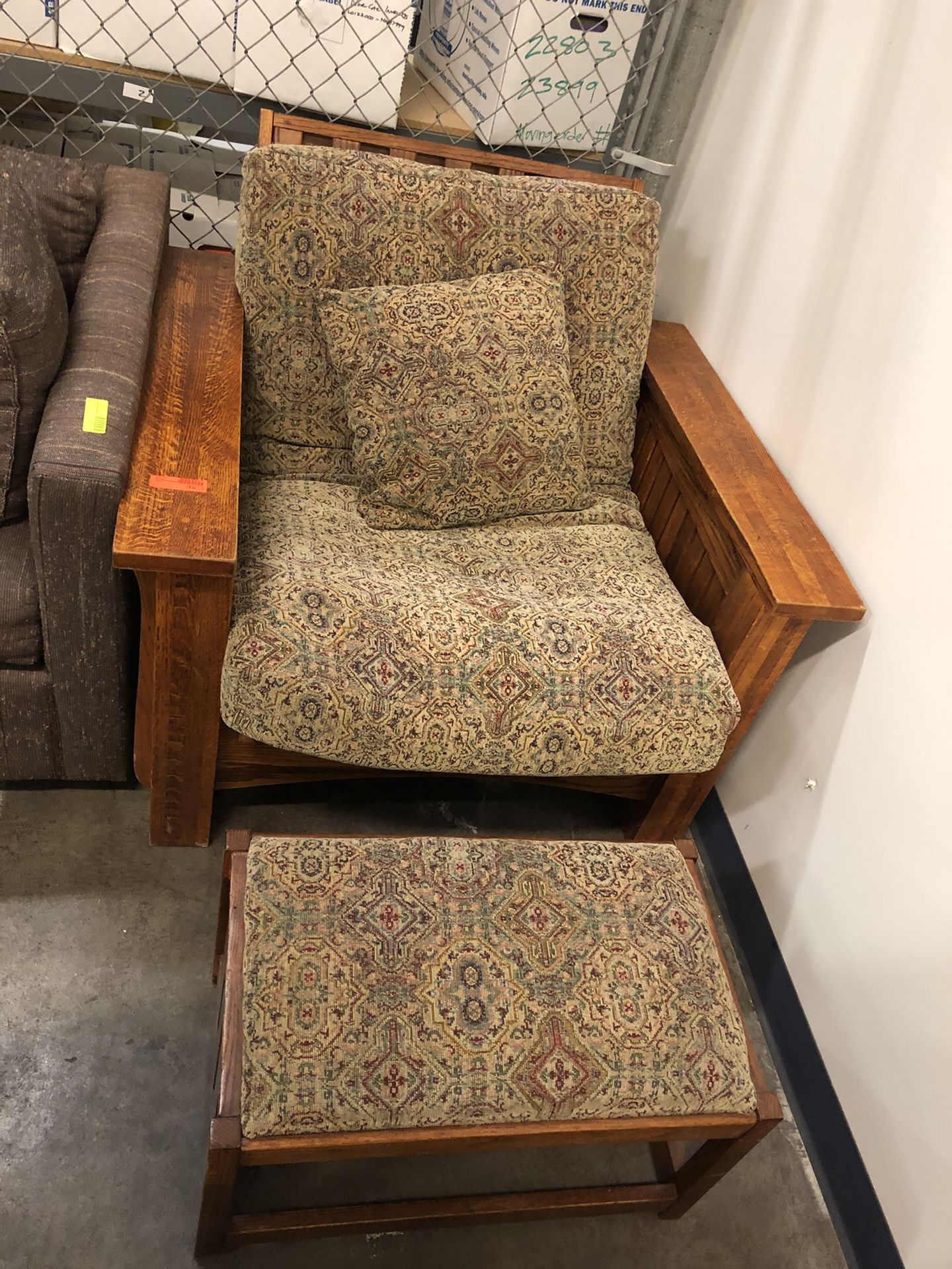 Futon Chair with Ottoman