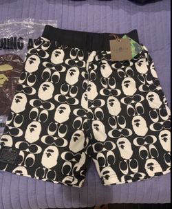 Bape X Coach Designer Shorts