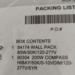 2 LED Multi-use Fixtures/ New In box