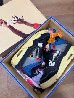 Jordan 4 union noir size 7.5