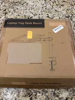 Laptop desk mount