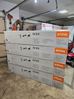 Brand new STIHL FS-70R Stright shaft weedwakers 
Warranty included 
$359 Each